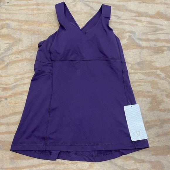 Lululemon Athletica NWT Push Ur Limits Tank Purple Size 12, MSRP $58 - Picture 3 of 10